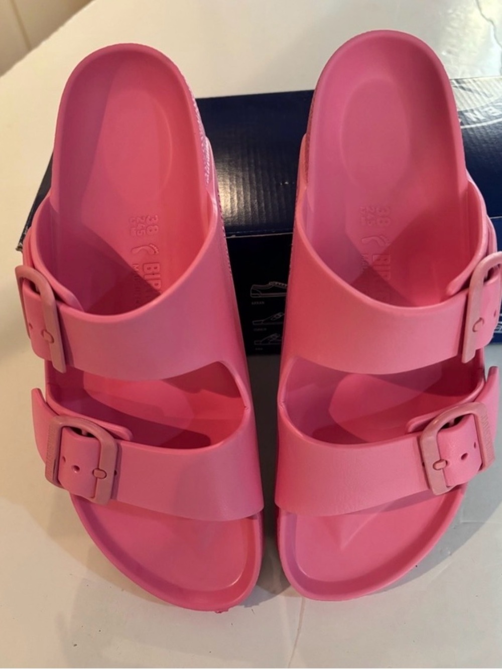 Birkenstock Arizona EVA Pink Slide Sandals